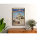 Plakat Mont-Saint-Michel vintage – Vue panoramique i wycieczka z przewodnikiem