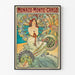Plakat Monte-Carlo Vintage autorstwa Alphonse Mucha — oprawiony obraz na ścianie