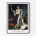 Plakat "Napoleon I w stroju sakralnym" autorstwa Jacques-Louis David
