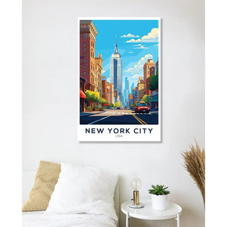 Affiche New York City USA Vintage