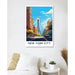 Plakat Nowy Jork Miasto USA Vintage