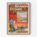Plakat Normandia Bretania – Błędy morskie i wycieczki (około 1900)