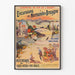 Plakat Normandia Bretania vintage – Wycieczki kolejowe (około 1900)