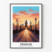 Plakat Prague Vintage
