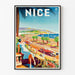Plakat Promenade des Anglais à Nice Vintage