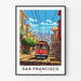 Plakat San Francisco Vintage