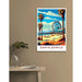 Plakat Santa Monica Vintage