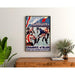 Plakat Sportów Zimowych w Chamonix Vintage