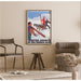 Plakat Sporty zimowe w Alpach Vintage — widok dzieła