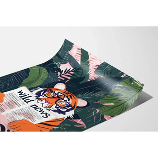 Affiche Tigre et Wild News - Jungle et Fantaisie