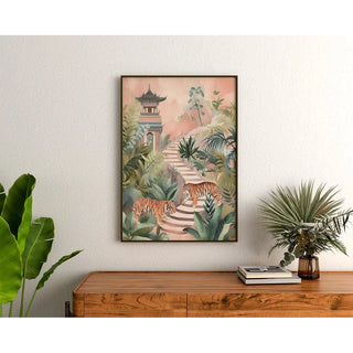 Affiche Tigres et Temple