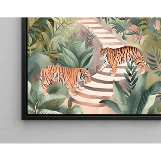 Affiche Tigres et Temple