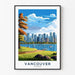 Plakat Vancouver Vintage