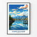 Plakat Vancouver Vintage avec ses montagnes