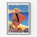 Plakat Vintage Calvi na Korsyce