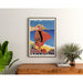 Plakat Vintage Calvi na Korsyce