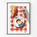 Plakat dekoracji kuchni - Café Croissant