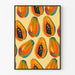 Plakat dekoracji kuchni - Papaya Tropikalna