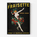 Plakat reklamowy vintage - Likier La Fraisette
