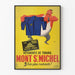Plakat reklamowy vintage – Odzież robocza Mont Saint-Michel