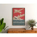 Plakat vintage - Miasta Nowy Jork Lotniska Miejskie