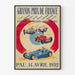 Plakat vintage - Wielkie Nagrody Francji, Pau 1952