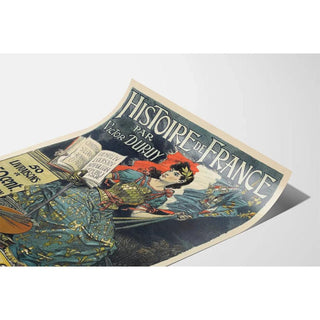 Affiche vintage - Histoire de France par Victor Duruy