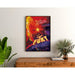 Plakat vintage NASA - Flares of Fury 2020