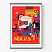 Plakat vintage NASA - Mars 2017