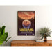Plakat vintage NASA - The Roasted Planet 2021