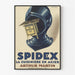 Plakat vintage - Spidex, La Cuisinière en Acier par R. de Valerio