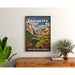 Plakat vintage - Yosemite - United Airlines