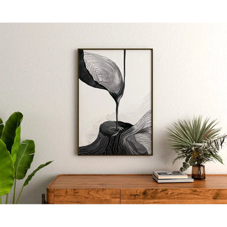 Affiches design noir et blanc - Fusion Organique