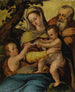 Świętej Rodziny z świętym Janem Chrzcicielem - Po Agnolo Bronzino — widok dzieła