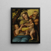 Świętej Rodziny z świętym Janem Chrzcicielem - Po Agnolo Bronzino — oprawiony obraz na ścianie