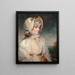 Portret szanownej Lucy Elizabeth Byng - Po John Hoppner — oprawiony obraz na ścianie