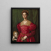 Młoda kobieta i jej mały chłopiec - Agnolo Bronzino — oprawiony obraz na ścianie