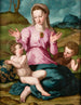La Vierge à l'Enfant avec saint Jean-Baptiste - Agnolo Bronzino — widok dzieła