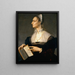 Portret Laury Battiferri - Agnolo Bronzino — oprawiony obraz na ścianie