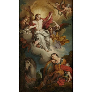 Reprodukcja obrazu L'Appel de Saint Martin - Agostino Ugolini