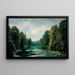 pejzażu górskiego - Agustín de Riancho — oprawiony obraz na ścianie