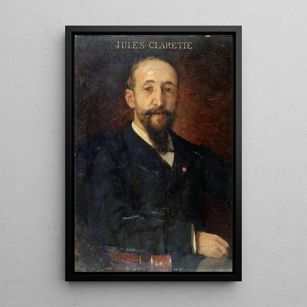 Jules Claretie 1840-1913 administrator Teatru Francuskiego - Aimé Morot — oprawiony obraz na ścianie