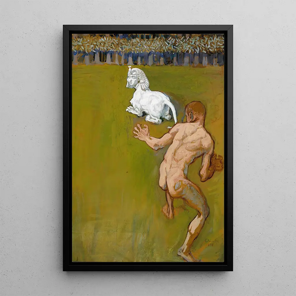 Conceptio Artis - Akseli Gallen-Kallela — oprawiony obraz na ścianie