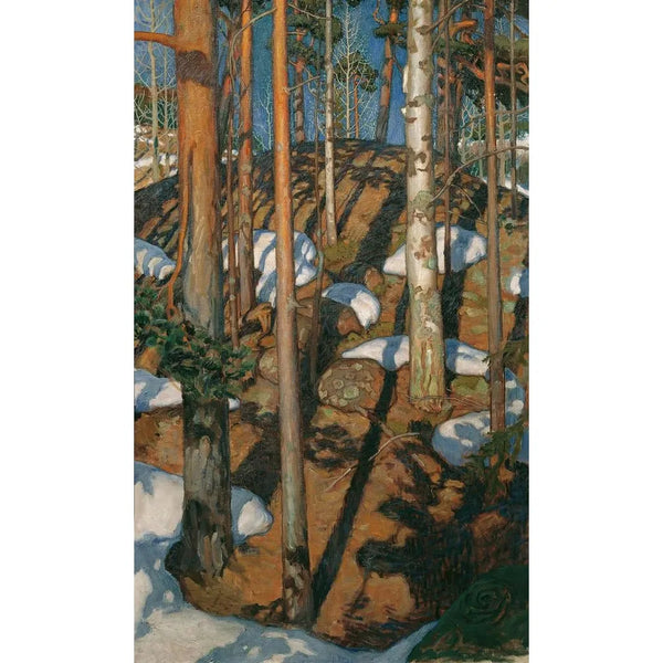 Wiosna - Akseli Gallen-Kallela — oprawiony obraz na ścianie
