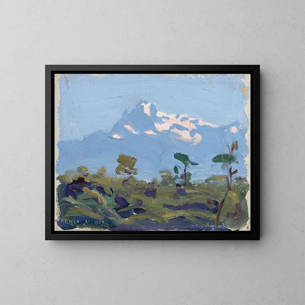 Mont Kenya - Akseli Gallen-Kallela — oprawiony obraz na ścianie