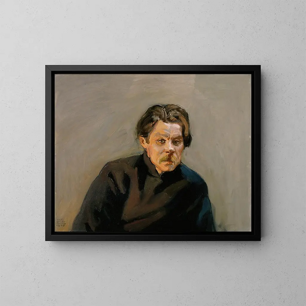 Portret Maxima Gorkiego - Akseli Gallen-Kallela — oprawiony obraz na ścianie