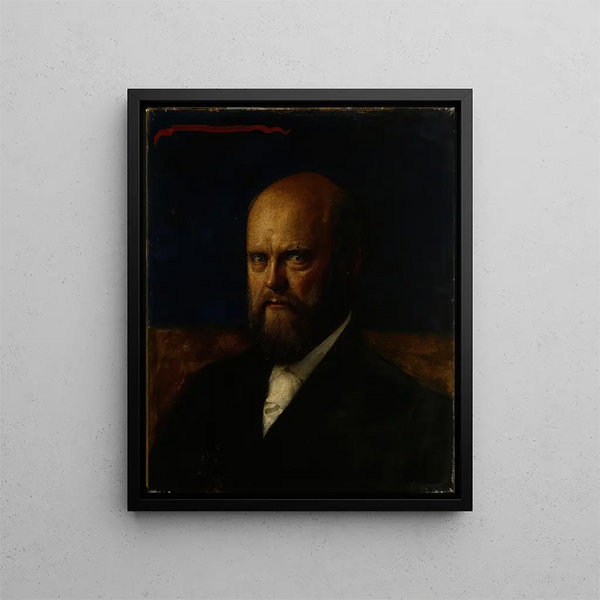 Portret profesora E. R. Neovius - Akseli Gallen-Kallela — oprawiony obraz na ścianie