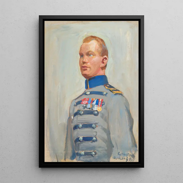 Reprodukcja obrazu L'ordonnance du régent Mannerheim, Gustaf Hagenau - Akseli Gallen-Kallela