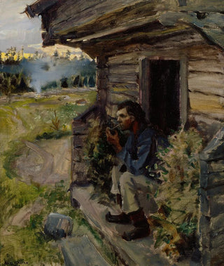Akseli GallenKallela - Tranquil Evening.webp