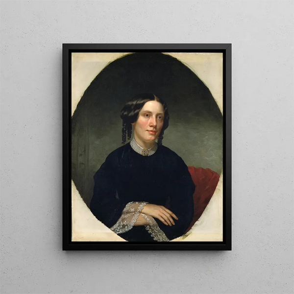 Harriet Beecher Stowe - Alanson Fisher — oprawiony obraz na ścianie